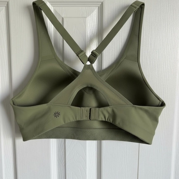 Athleta Advance Sports Bra 36C Green - Picture 2 of 4
